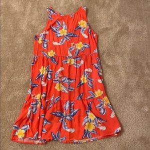 shoulder-less mid dress